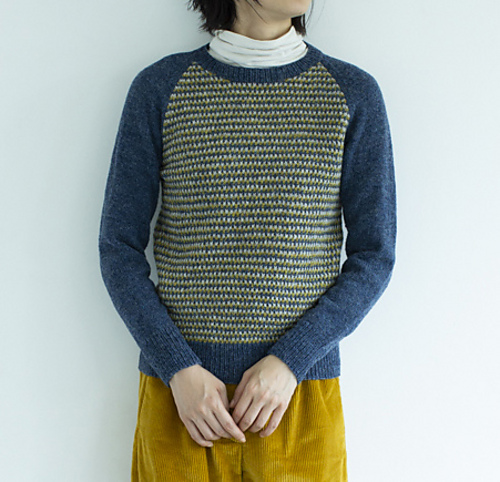 Ravelry: #18 Raglan Sleeve Sweater pattern by Yoko Hatta (風工房)