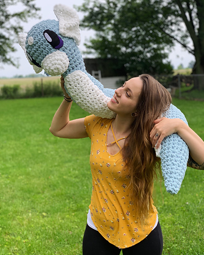 Livsstørrelse Dratini - Nikki Twedell - Gnarlea