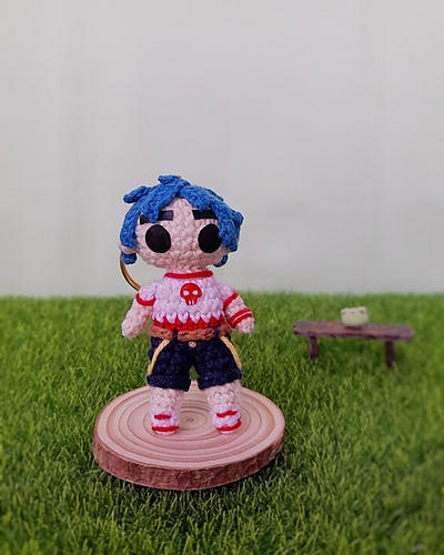 Ravelry: Gorillaz 2-D pattern by Nicole Moix
