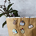 Cute pins to personalize your project bags. Be you - noone else is. 