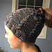 Cabled Messy Bun Hat pattern