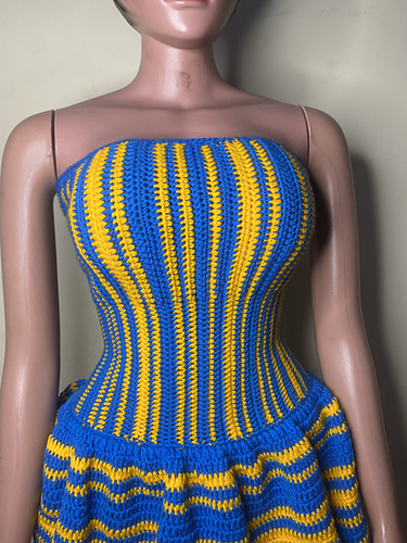 Strapless Tiered Dress