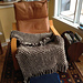 Peacock Afghan and Pillow photo 3