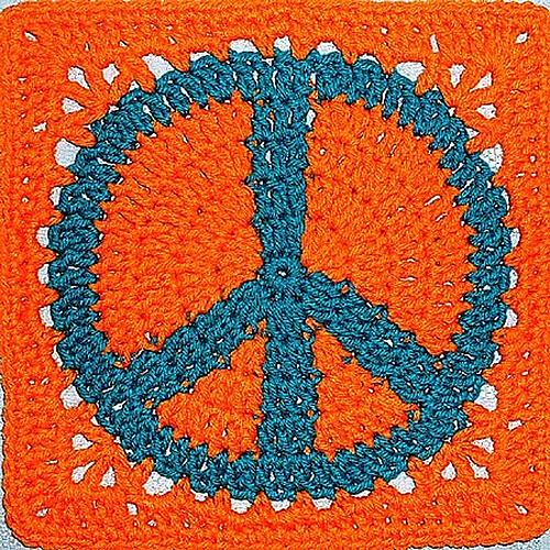 Fredstegn Granny Square - JudyK