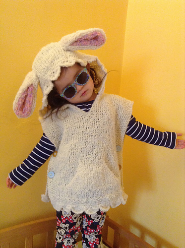 Cheeky Rabbit Poncho