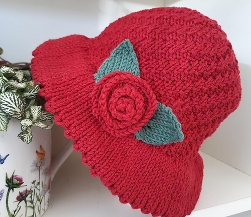 Rainbow Red Sun Hat photo 1