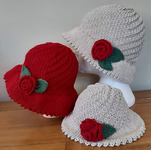 Rainbow Red Sun Hat photo 3