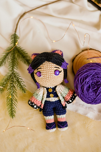 Shinobu Kocho Amigurumi - Thamires Kaled