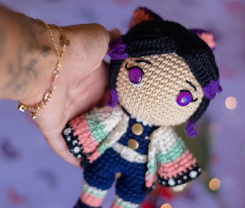 Shinobu Kocho Amigurumi - Thamires Kaled