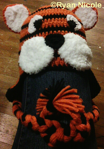 Fuzzy Muzzle Tiger Beanie photo 3