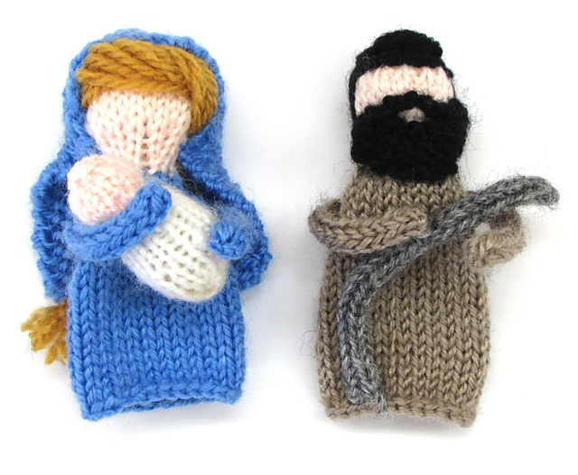 Ravelry Mini Knit Nativity Set pattern by Over the Rainbow Yarn Designs