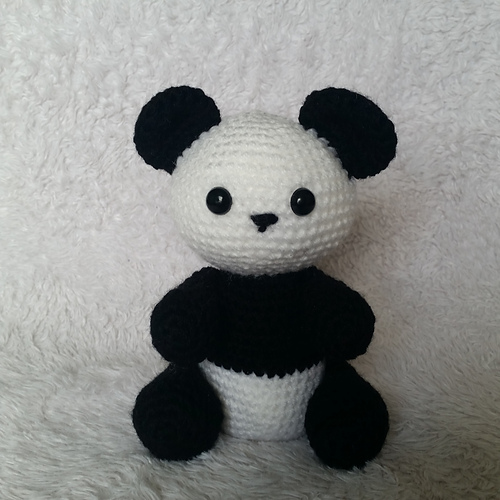 Panda amigurumi - Odile Masson