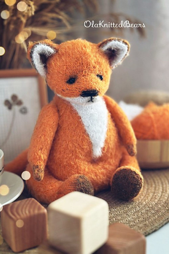 Ravelry: Knit Fox toy pattern by Ola Oslopova