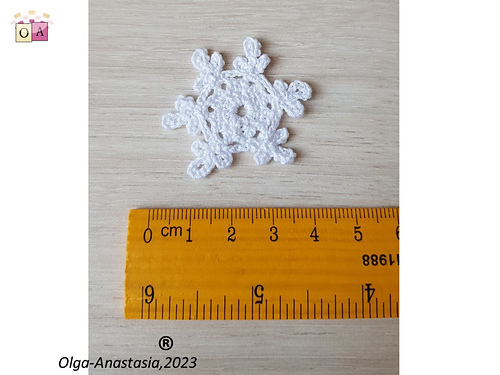 Crochet snøfnugg 21 - Olga  Starostina