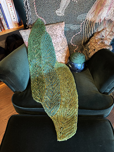 Violet's Fern Shawl