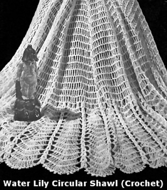 Ravelry Water Lily Shawl pattern by Patons & Baldwins