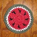 Watermelon Coaster pattern 