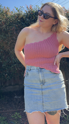 Asymmetrical One-Shoulder Top