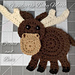 Finnley the Baby Moose pattern 