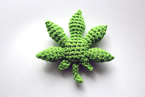 Weed Leaf Amigurumi - Off the Hook Mamma