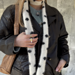 Dots Skinny Scarf pattern 