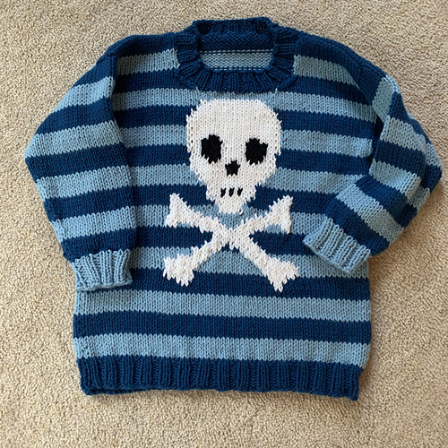 Skull & Crossbones Genser - byPDamon