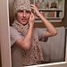 Bulky Hat and Scarf in Northland Snowfall photo 4