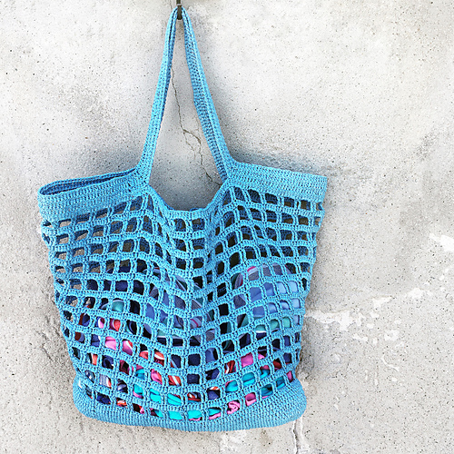 Ravelry NET BEACH BAG pattern by PLEXTO