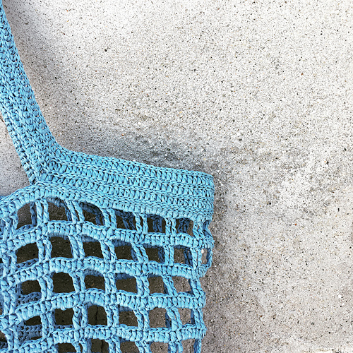 Ravelry NET BEACH BAG pattern by PLEXTO