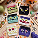 Monster Faces Doodle (Cup Cozy) pattern