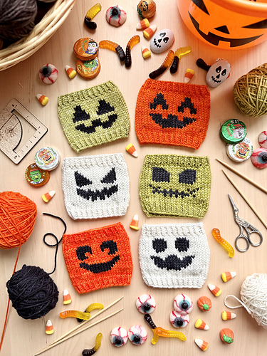 Jack-O-Lantern Doodle (Cup Cozy)