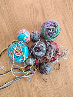 The pile of leftovers I'll be playing with