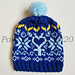 Sailor Mercury Fair Isle Hat pattern 