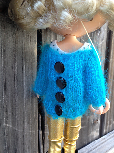 Mohair Sweater for Blythe photo 4