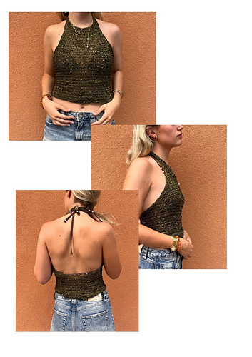 crochet halter top