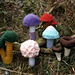 Mushrooms and toadstools 2 pattern 