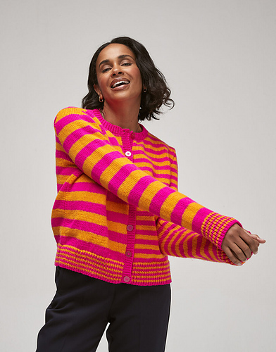 Electric asymmetric cardigan