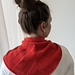 Linard Scarf - ribbed triangular scarf pattern 