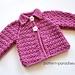 Snuggly Raglan Cardigan pattern 