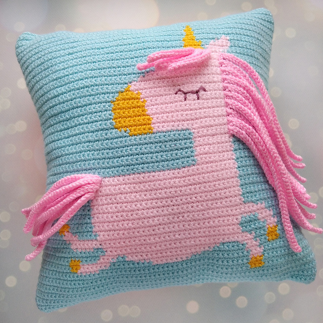unicorn pillow design