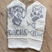Dachshund Gloves pattern 