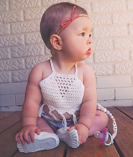 Childrens Boho Crop Top photo 4