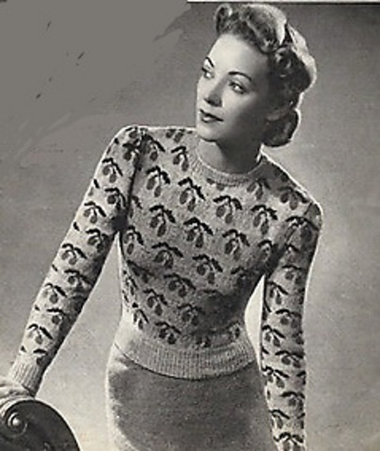 Cherry Fair Isle Jumper #710