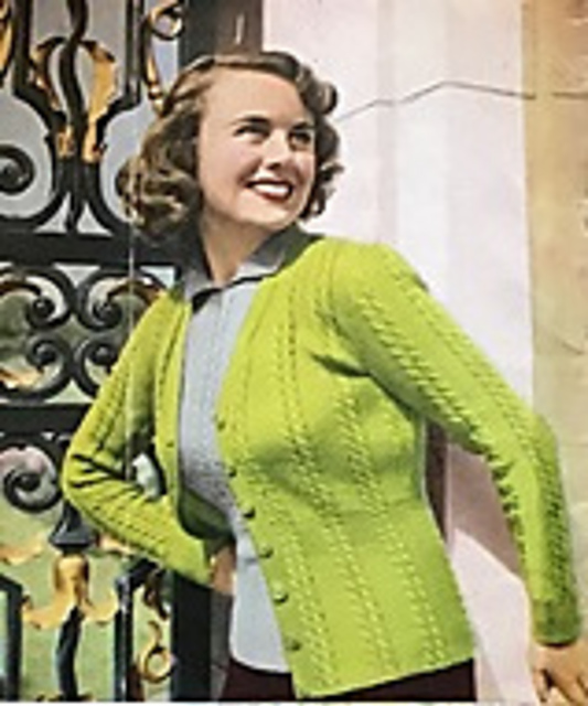 Ravelry Twin Set Cardigan pattern by Patons & Baldwins