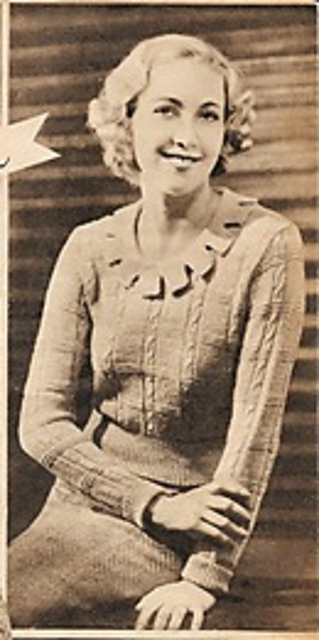 Jumper with a Turreted Collar