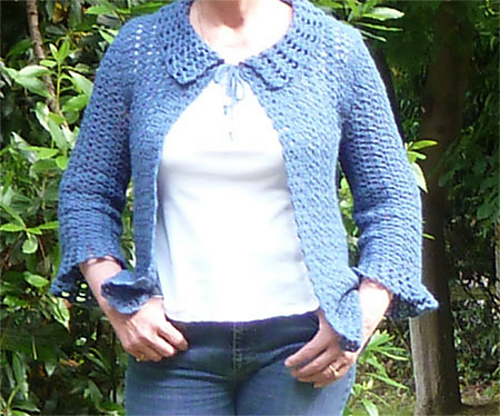 Gilet Indigo manches 3/4 photo 1