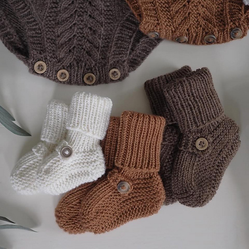 Baby Sokkesko - Perlemors design