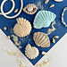 Seashell keychains pattern