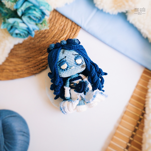 Corpse Bride Amigurumi - Priscila Santos