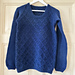 Blue Diamond Sweater pattern 